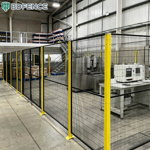 Clôture de protection modulaire en maille métallique pour zone robotisée, spécification unifiée pour l'enclosement de l'ensemble de l'atelier robotisé - Product Image 2