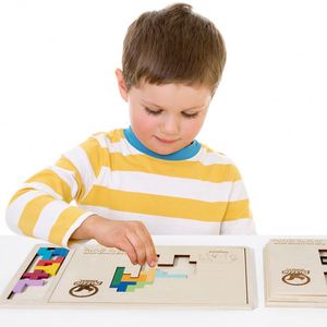 Children Brain Teaser Tangram Early Intelligence Boys and Girls Fun Toy Russian Jigsaw <b>Puzzle</b> - Product Image 3