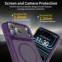 Funda Magnética Premium para Teléfono con Soporte Ajustable, Protección de Cámara a Prueba de Golpes, Cubierta Suave al Tacto para iPhone 16 17 18 Pro Max
