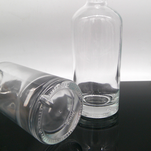 Sang trọng bán buôn Vòng rỗng <span class=keywords><strong>Flint</strong></span> Glass rượu chai 500ml <span class=keywords><strong>750ml</strong></span> 1000ml nút chai cap Gin Vodka Tequila đồ uống khác - Product Image 5