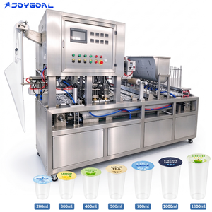 Macchina Automatica per Riempimento e Sigillatura di Bicchieri per Acqua Minerale/Latte/Yogurt a Prezzo di Fabbrica, Riempitrice e Sigillatrice per Liquidi in Bicchieri di Plastica - Product Image 1