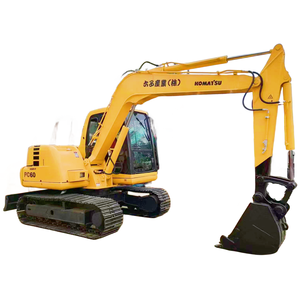 Komatsu รถขุดตีนตะขาบขนาดเล็กมือสองสภาพดี PC60วิศวกรรมการก่อสร้าง - Product Image 1
