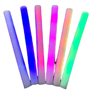 Großhandel Flash ing Sticks Schaum Led Cheer Stick Custom ized Led Foam Baton Leuchten Schwamm Stick Baton