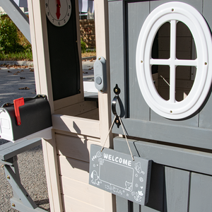 Maison de jeu en bois d'extérieur, aire de jeux, maison en bois à la mode pour enfants, cabane en bois pour enfants - Product Image 2
