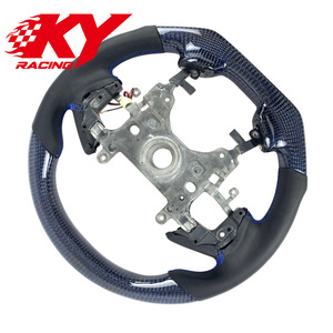 Volant sport personnalisé en fibre de carbone avec affichage LED du régime moteur pour Honda Civic Fit SPIRIOR, Accord CRZ Type-R INSIGHT S2000 - Product Image 3