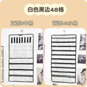 Jewelry Storage Hanging Bag Dormitory Anti-oxidation Wall-mounted Storage <b>Rack</b> <b>Glasses</b> and Necklace Storage Organizer Bag - Product Image 6