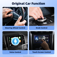 Adaptador Inalámbrico Portátil OEM para Carplay y Android Auto 2 en 1, Caja Multimedia para Transmisión en el Automóvil, Adaptador Car Play, Dongle USB Carplay