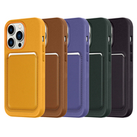 Portefeuilles magnétiques amovibles en cuir avec logo OEM pour cartes de crédit, compatibles iPhone 17 Pro Max, 16, 15, 14, 13, 12 – Accessoires mobiles en cuir PU