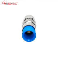 Conector de cable coaxial de compresión RF de 75ohm/50ohm, conector CATV RG6/RG11 para conectores de crimpado de enchufe macho tipo F recto