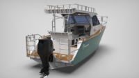 Penjualan Panas Australia Kapal Pesiar Olahraga Aluminium 23ft 7m 300hp Mesin Luar Papan (Outboard) untuk Memancing Lepas Pantai, Patroli, Berlayar, Rekreasi, dan Hiburan