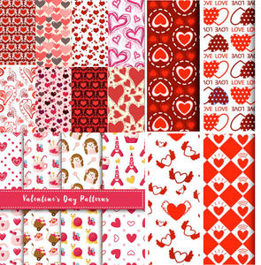 Tissu de patchwork personnalisé en coton pur imprimé numérique style Saint-Valentin 2024 avec motif cœur mignon - Product Image 1