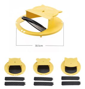 Piège à rongeurs réutilisable et sans cruauté, avec réinitialisation automatique, couvercle rabattable, seau à <span class=keywords><strong>souris</strong></span> avec rampe antidérapante, piège à rats en plastique sûr - Product Image 4