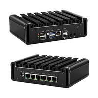 Firewall Mini Router 12th Gen In-tel N100 i5 i7 1185G7 Pentium 7505u 2,5G 6X I226-v Lan Ddr5 HD DP Industrial Fanless Mini Pc