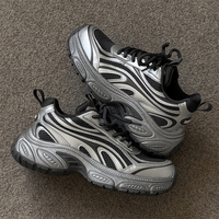 Baskets Chunky à Plateforme 39-44 pour Homme, Personnalisables, avec Tige en Maille Respirante, à Lacets, Semelle Épaisse, Tendance, Décontractées, pour la Marche et le Sport