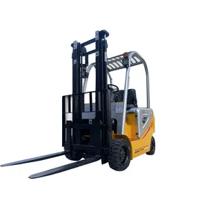 Konggong Forklift baterai baru 1.5 Ton 2 Ton 2.5 Ton Forklift listrik dengan Triplex tiang gratis penuh