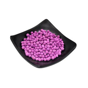 Billes d'alumine activée KMnO4 avec <span class=keywords><strong>permanganate</strong></span> <span class=keywords><strong>de</strong></span> <span class=keywords><strong>potassium</strong></span>, prix fabricant, sphère gamma, alumine activée, absorbeur d'éthylène - Product Image 3