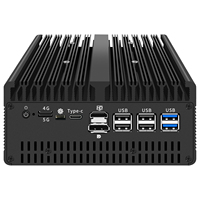 BKHD Factory Soft Router Ultra 7 155H AI Host 2/4 SFP + Hardware de computadora industrial Conmutador de red Cyber Security Vpro TPM GPIO