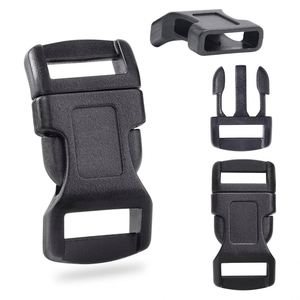 Curved Side Quick Release Heavy Duty Strong Waterproof Luxury Plastic Buckles Paracord Bracelets Clasp 3/8 Inch (10mm) - Product Image 1