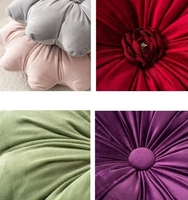 Bantal Lempar Bentuk Bunga Matahari Beludru Gaya Sederhana untuk Sofa Dekorasi Kamar Tidur Bantal Duduk Grosir Pabrik Bunga Baru Lembut Mewah