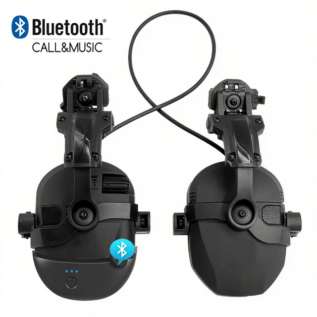 Tactical Shooting Ear Protection Sound Amplification Anti-noise Earmuffs Hunting Ear Defender with Bluetooth Adapter(optional)