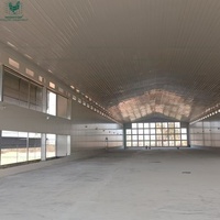 Nave Avícola Prefabricada de Estructura de Acero Comercial con Sistema de Control Climático Automático