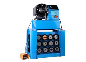 Presse à sertir les flexibles industriels grand diamètre CE P51, moteur 4KW, de 1/4 à 2,5 pouces, pour atelier de réparation d'équipements lourds - Product Image 5