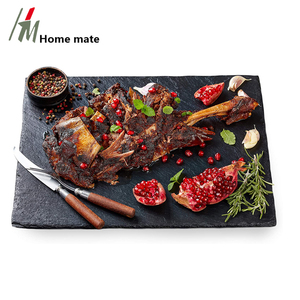 Planches à fromage et à desserts modernes en <span class=keywords><strong>ardoise</strong></span>, 30x22cm, éco-responsables, bords coupés à la main, collection Pro pour apéritifs - Product Image 6