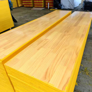 Panneau de coffrage en contreplaqué 3 plis 100% neuf, contreplaqué jaune 3 couches pour la construction - Product Image 1