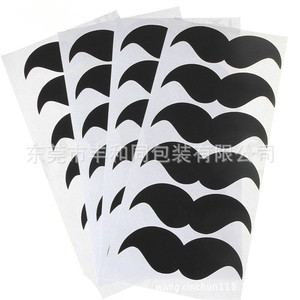 Pvc Sticker Rectangular Self Adhesive <b>Matte</b> <b>Varnishing</b> Decorative Sticker For Home Decoration Letter Pattern Digital Printing - Product Image 2