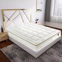 Matelas pour lit double roulé chinois bon marché Matelas à ressorts ensachés taille double king size