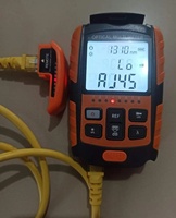 Alat Ukur Daya Optik Mini 4 in 1 Multifungsi, Mini Optical Fiber Power Meter, mini OPM dengan VFL, RJ45 Tracker, dan Lampu LED