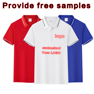 Culturel d'été personnalisé pour hommes, polo solide, vêtements de travail avec broderie, logo imprimé, manches courtes, en soie glacée, tricoté, T-Shi - Product Image 3