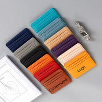 Ranguo Özel PU Kartlık Cüzdan Çoklu Bölmeli RFID Engelleyici Klasik Tasarım Kare Şekilli Kişiselleştirilmiş Logo Promosyonlu