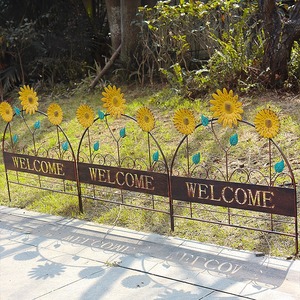 Semplice Recinzione in Ferro a Forma di <span class=keywords><strong>Girasole</strong></span> per Esterni e Supporto per Piante Rampicanti per Cortile, Giardino, Traliccio per Fiori e Cancello - Product Image 3