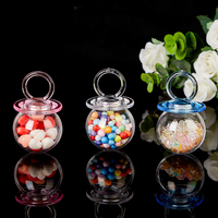 Biberon mamelon boîte à bonbons conteneur décoration d'anniversaire pour enfants bébé douche Souvenir cadeaux boîte à bonbons stockage