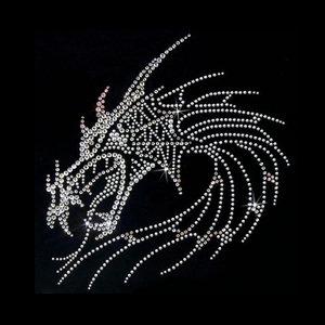 <span class=keywords><strong>Motivi</strong></span> in Strass Termoadesivi con Design a Drago per <span class=keywords><strong>Abbigliamento</strong></span>, Trasferimento a Caldo di Alta Qualità, Colore Personalizzabile - Product Image 3