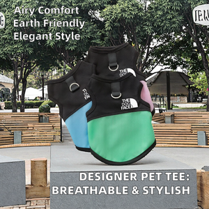 Camiseta de Verano de Lujo Ecológica al por Mayor, Diseño de Gato, Talla Grande, Chaleco Transpirable de Fibra de Poliéster con Estampado - Product Image 2