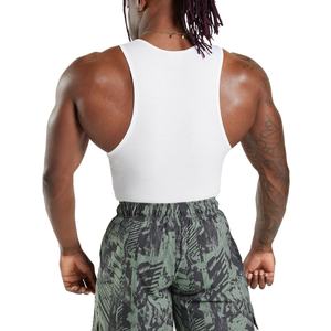 Camiseta sin Mangas Acanalada para Hombres Musculosos - Camiseta Deportiva Perfecta para Ropa Deportiva Masculina - Product Image 4