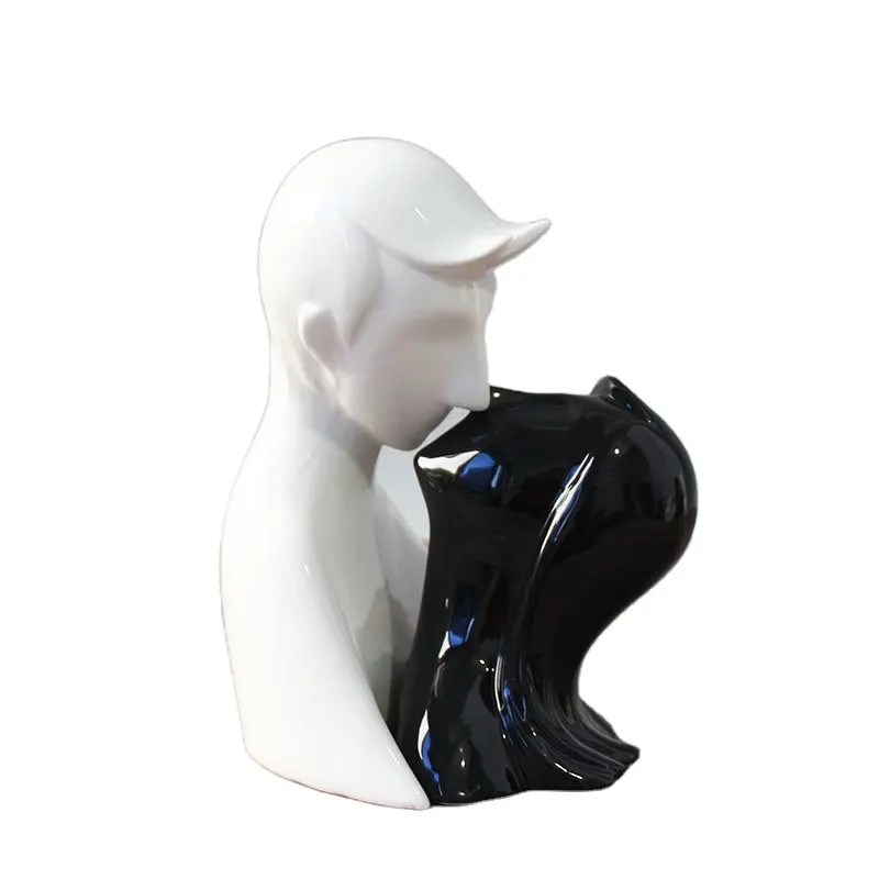 Commercio all'ingrosso 2024 amanti della ceramica figurina per banchetto di nozze tavolo regalo di san valentino idee di arte tema oggetto