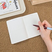 Carnet A6 Original Petit Éléphant, Cahier de poche ligné, Cahier d'exercices pour étudiants, Mini-carnet
