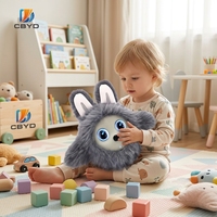 CBYD Multifunktionaler KI-Interaktiver Haustier-Roboter für Kinder mit Berührungssensor, Sprachsteuerung, Automatischer Aufladung und Emotionaler Begleitfunktion