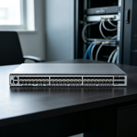 Commutateur Fibre Channel 1U pour centre de données, 48 ports activés pour stockage flash d'entreprise, SNS3664, commutateur de stockage FC