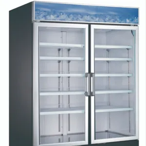 상점과 슈퍼마켓-G768BM2F-Refrigeration 장비를 위한 상업적인 유리제 문 냉장고