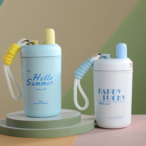 <span class=keywords><strong>Bouteille</strong></span> d'eau portable avec paille et corde <span class=keywords><strong>Bouteille</strong></span> d'eau chaude froide d'été <span class=keywords><strong>Jus</strong></span> de café <span class=keywords><strong>sous</strong></span> <span class=keywords><strong>vide</strong></span> en acier inoxydable - Product Image 3