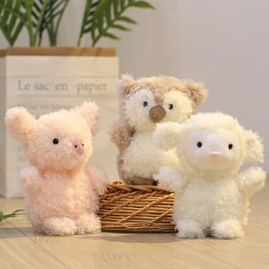 Venta caliente multi-tamaño multi-estilo rizado <span class=keywords><strong>serie</strong></span> Animal muñeca comodidad juguetes de peluche para amigos regalos - Product Image 3