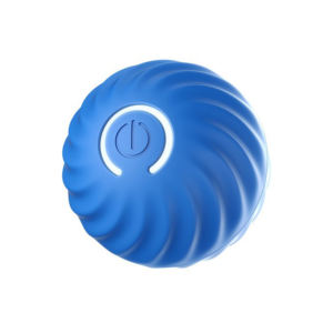 Toptan fabrika çevre dostu kauçuk lüks katı kapalı turuncu mavi kauçuk plastik interaktif Pet kedi köpek oyuncak topu Fetch Fetch - Product Image 2