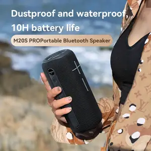 Sanag M20S speaker nirkabel portabel, kotak musik bluetooth pemutar mp3 keras kualitas tinggi bass portabel tahan air