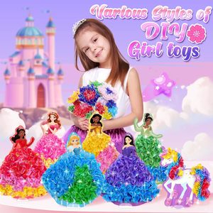 Kits de Poke Art - Princesas Mágicas, <span class=keywords><strong>Manualidades</strong></span> DIY <span class=keywords><strong>para</strong></span> Niñas de 4 a 12 Años, Regalos de <span class=keywords><strong>Cumpleaños</strong></span> y Navidad, Recuerdos de Fiesta, Poliéster - Product Image 6