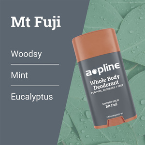 Desodorante en Barra Unisex Mineral Natural Sin Aluminio Mt Fuji, Control de Olor de 48 Horas para Todo el Cuerpo, Venta Caliente de Fábrica - Product Image 2