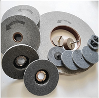 Roue convolue en carbure de silicium 8 pouces 9SF, roue abrasive convolue pour le polissage et l'ébavurage des métaux